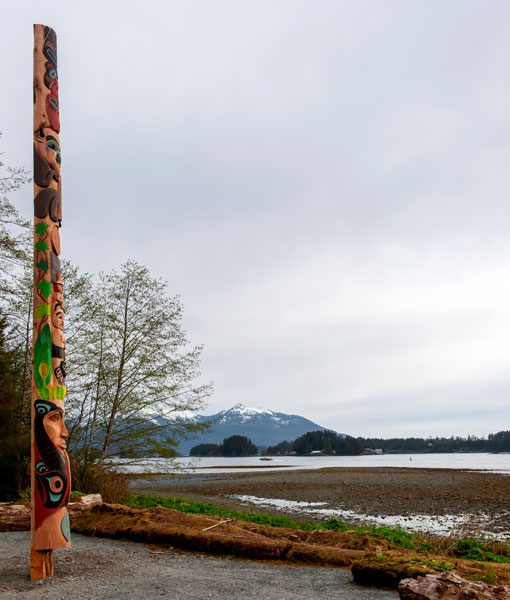 Totem Pole in Sitka National Historical Park