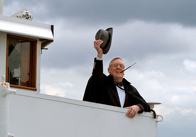 Faux Delano Roosevelt Aboard the Presidential Yacht USS Potomac