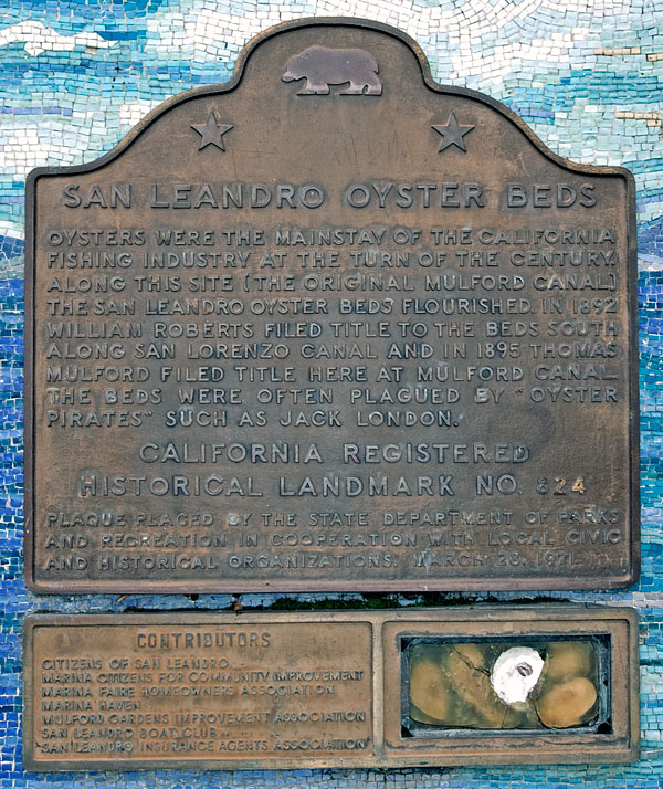 California Historical Landmark 824: Oyster Beds in San Leandro, California