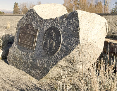 Site of Pony Express Remount Station in Woodfords, California