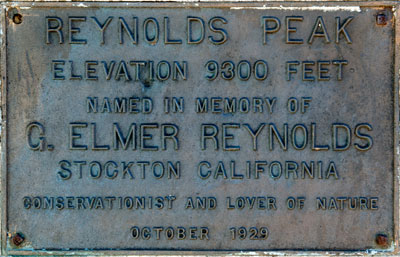 Point of Historic Interest: Reynolds Peak