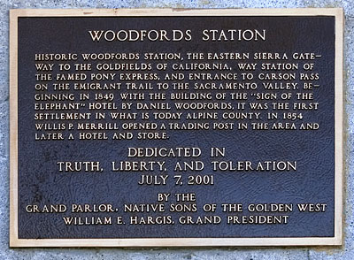 Woodfords Station, California