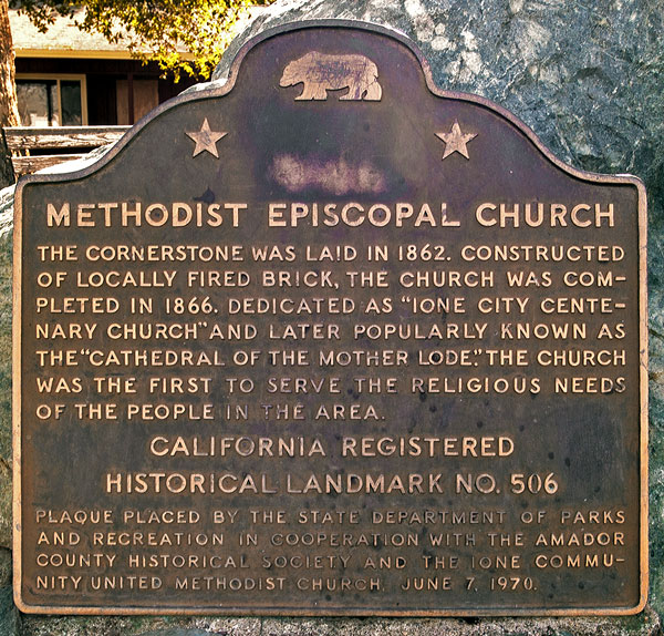 California Historical Landmark #506: Centenary Church