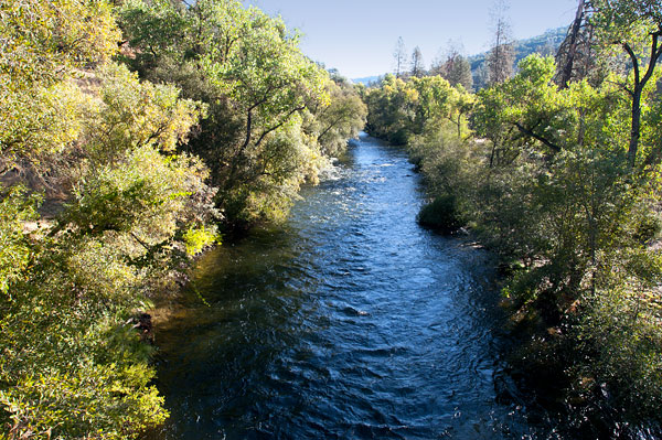 Mokelumne River Viewed From State Route 49 Bridge