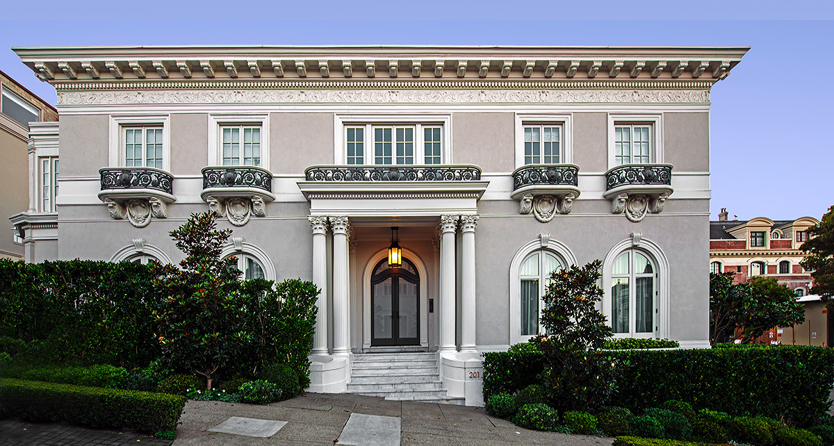 The residence at 201 Locust Street was designed by George A. Applegarth and built in 1915