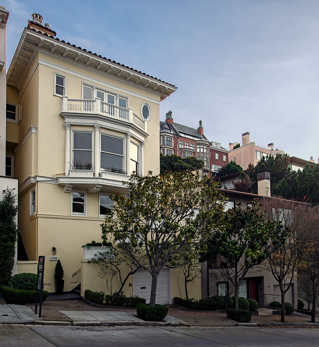 The residence at 2785 Vallejo Street was designed by George A. Applegarth and built in 1915