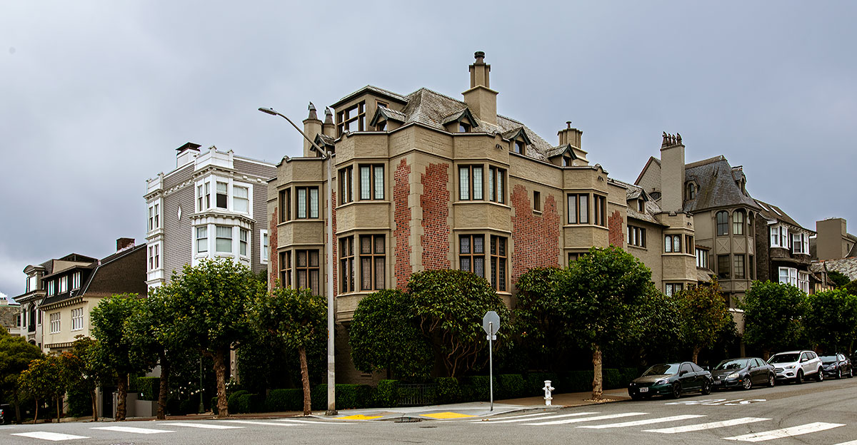 3699 Washington Street in Pacific Heights, designed by Albert L. Farr, built 1929