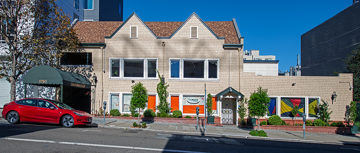 California Club at 1750 Clay Street designed by William A. Knowles and built in 1907