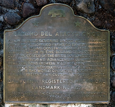 California Landmark 329: Rancho del Arroyo Chico
