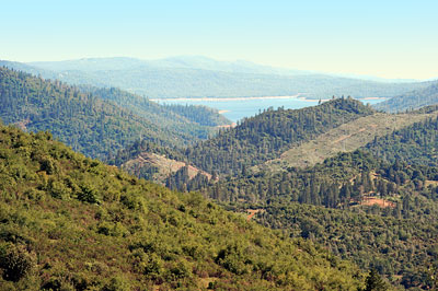 Lake Oroville Viewed from Yankee Hill, California