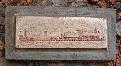 Early Transcontinental Train on th ECV Wall of Comparative Ovations