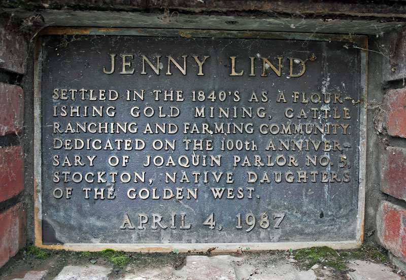 California Historical Landmark #266: Jenny Lind in Calaveras County