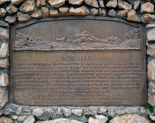 California Historical Landmark #275: Murphys