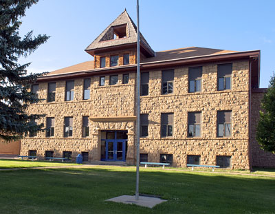 National Register #91001740: Mancos High School in Mancos, Colorado