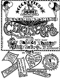 Vintage poster for a Nocturnal Dream Show by the fabulous Cockettes of San Francisco: Circus of Life