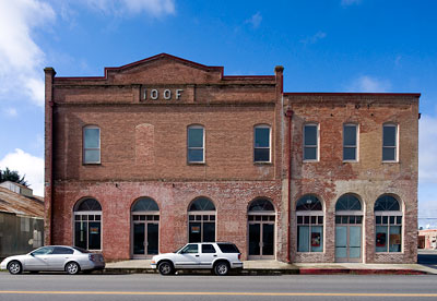 Historic Point of Interest: International Order of Odd Fellows Building in Arbuckle, California