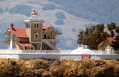 National Register #71000138: East Brother Light Station in  in San Pablo Bay