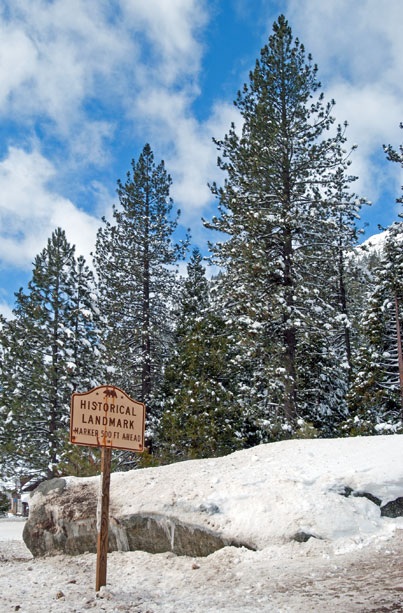 California Historical Landmark #707: Strawberry Valley Pony Express Remount Station