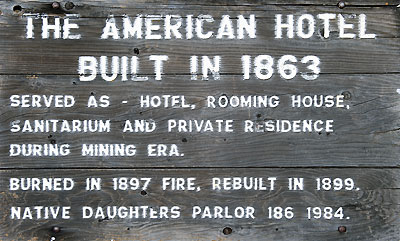 American Hotel in Georgetown