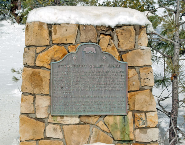 California Historical Landmark #707: Strawberry Valley Pony Express Remount Station