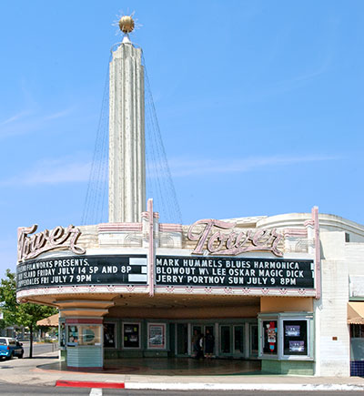 National Register #92001276: Tower Theatre in Fresno, California