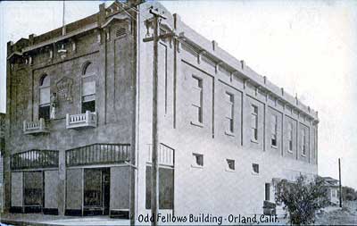 Odd Fellows Building in Orland, Date Unknown