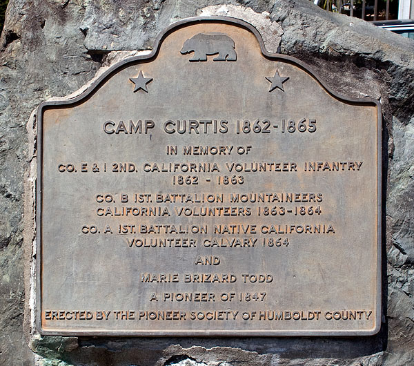 California Landmark 215: Camp Curtis in Arcata
