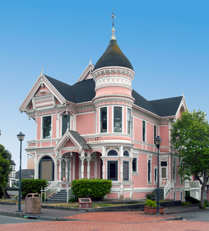 Point of Historic Interest in Eureka, California: Carson House