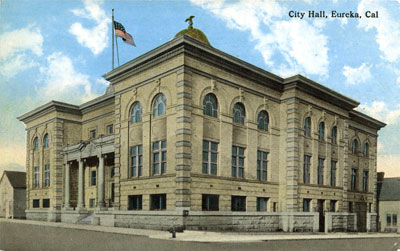 Old Eureka City Hall (Demolished 1960)