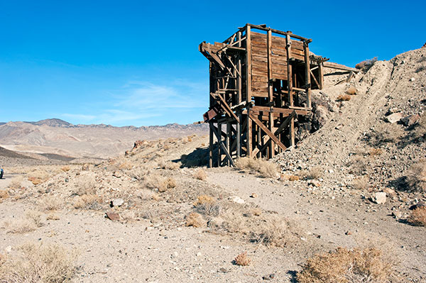 Remains of a Hard Rock Mining Structure Near the Site of Bend City