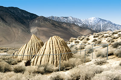 California Historical Landmark #537: Cottonwood Charcoal Kilns