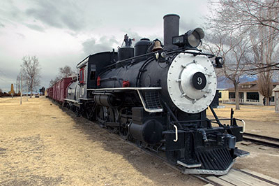 Carson & Colorado Engine #18, Laws Narrow Gauge Railroad Historic District in Bishop, California