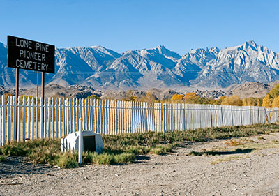 Historic Point of Interest: Lone Pine Pioneer Cemetery