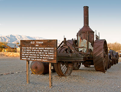 Historic Point of Interest: Old Dinah in Death Valley National Park