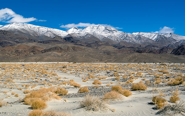 Owens Lake South of the Town of Lone Pine, California