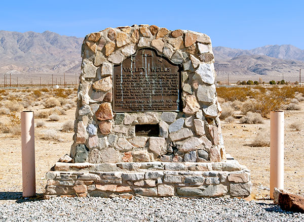California Historical Landmark #443: Valley Wells