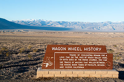 Wagon Wheel History in Death Valley National Park