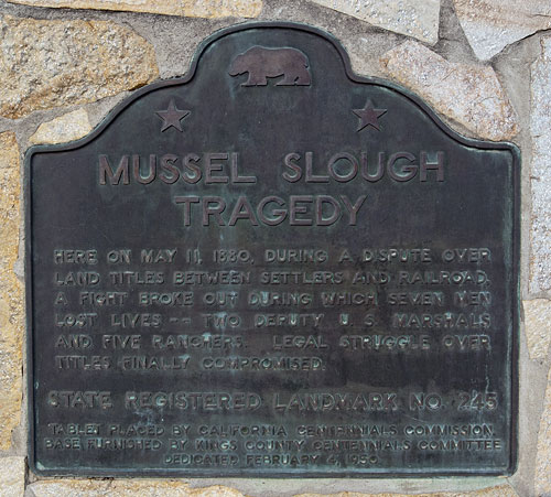 California Landmark 245: Mussel Slough Tragedy