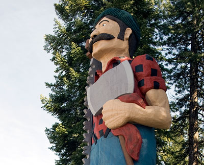 Paul Bunyan and Babe in Westwood