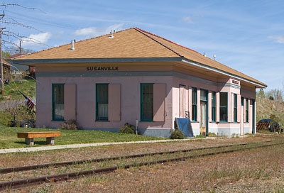 National Register #01000332: Railroad Depot in Susanville, California