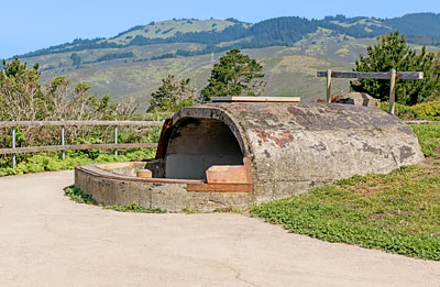 Base-end station at Muir Beach Overlook