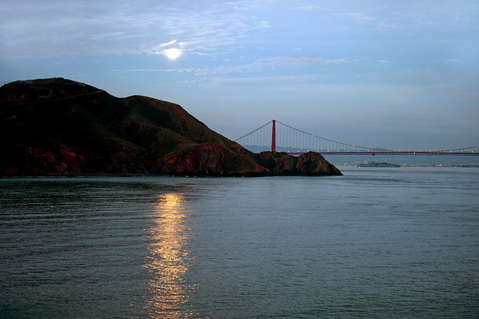 Marin Headlands and the Golden Gate Bridge