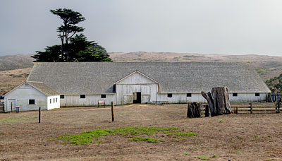 North Side of the Pierce Ranch Hay Barn