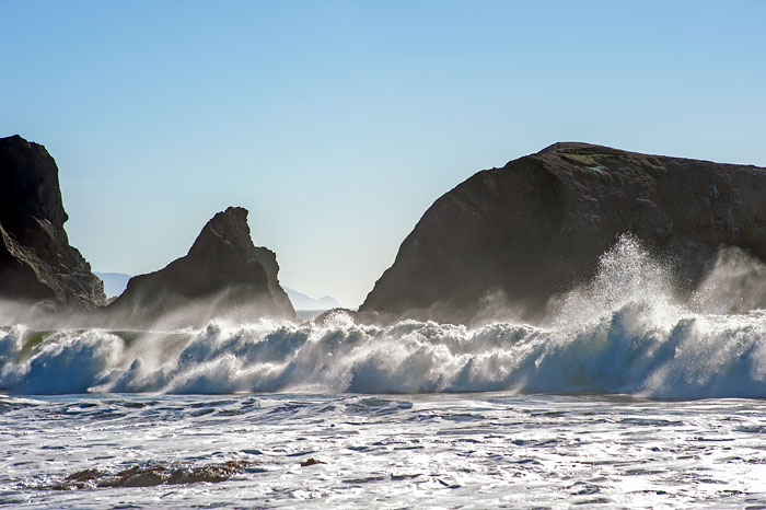 Rodeo Beach in the Marin County Headlands