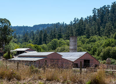 Horse Stables, Old Milking Barn and Corn Silo