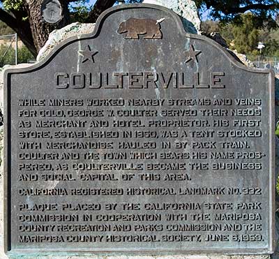 California Historical Landmark #332: Coulterville