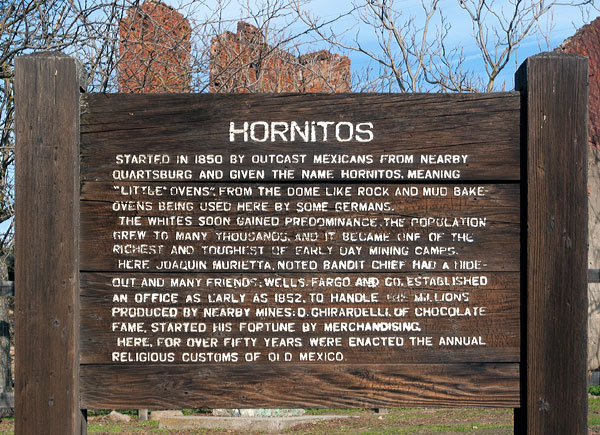 California Historical Landmark 333 Hornitos In Mariposa County