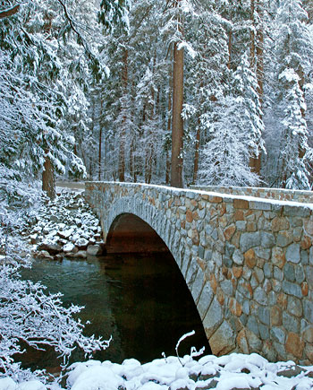 Pohono Bridge in Yosemite Valley