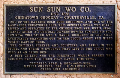Sun Sun Wo Co. in Coulterville