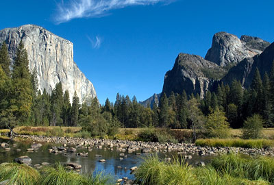 Yosemite Valley View in October